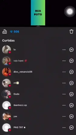 story curtidas fy