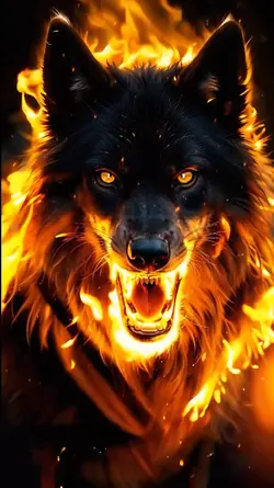 Wolf Fire AI Trend