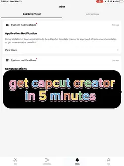 how 2 apply 4 creato