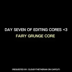 Fairy grunge core