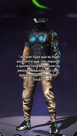 A maior lição...
