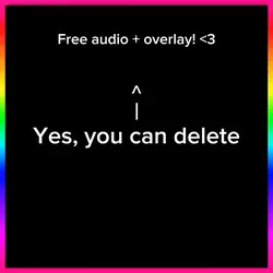 Free audio + overlay