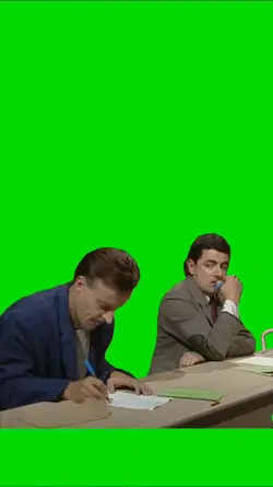 Mr Bean Copying