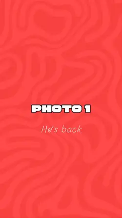 He’s back