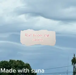 Run from the storm