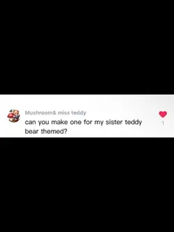 Teddy bear❤️