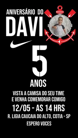 Convite Corinthians 