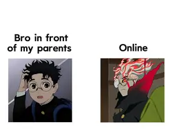 Bro irl vs online