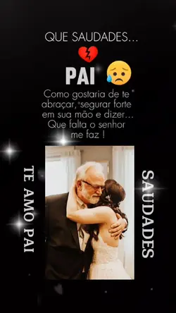 saudades pai