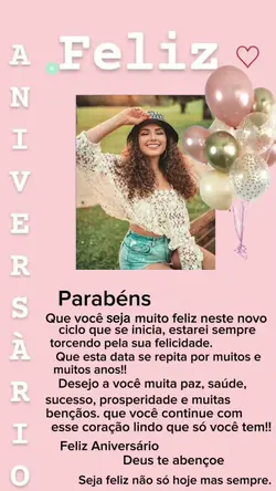feliz aniversário 