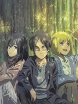 Eren, Mikasa, Armin