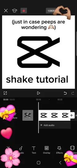 Shake tutorial