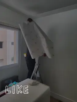 Instalação de papel 