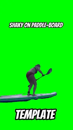 Shaky on Paddleboard