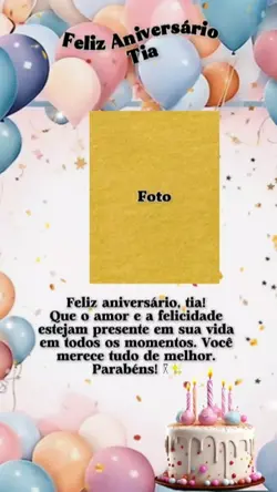 Aniversário Tia