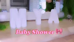 Baby shower template