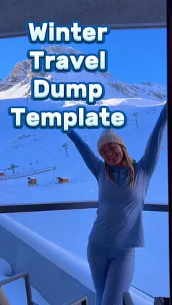 Winter travel dump ❄️