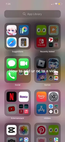 How to add ur oc in