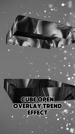 Cube open effect