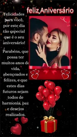 parabéns Amor 