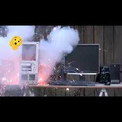 Pc explodindo kkk