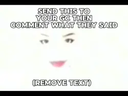 SEND THIS TO THE GC!
