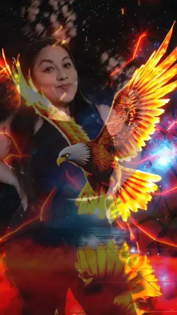 Águila volando