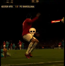 Skull face 3:4