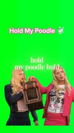 Hold my poodle 