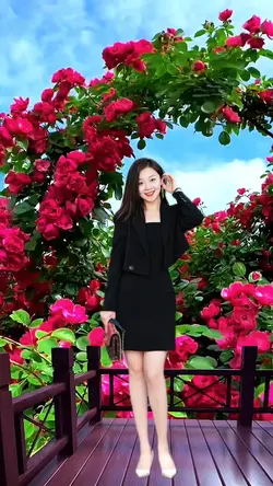 Amid the flowers