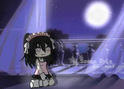 I watch the moon