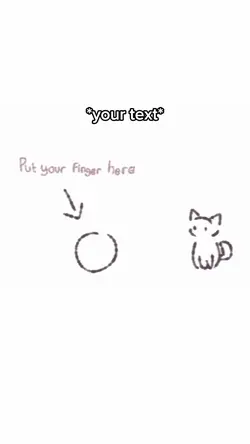 Cat + finger