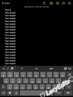 Your stupid 😁