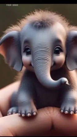 Cute tiny Elephant 