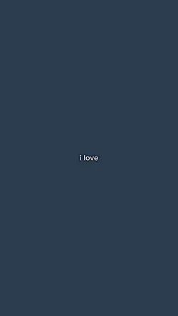 I love