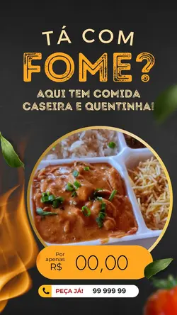 Almoço marmita 