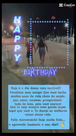 parabéns amigo 