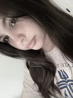 my face.