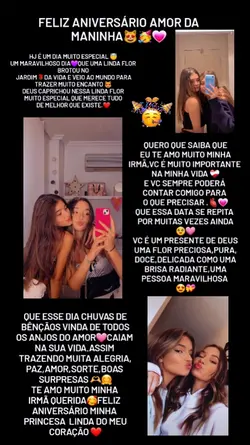 Feliz vida irmã 