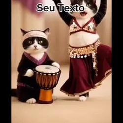 Gatinhos dançarinos 