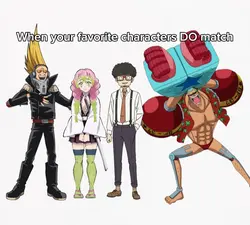 They all match-