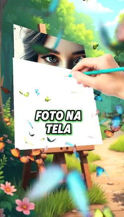 foto na tela 