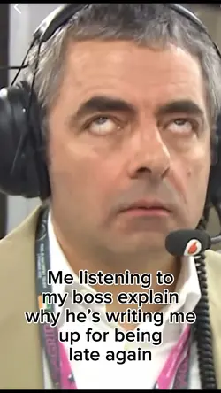 Mr.Bean isn’t happ