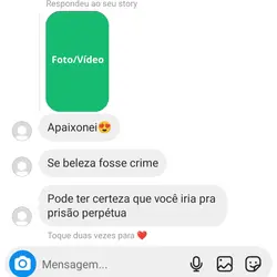 Cantada pelo insta 