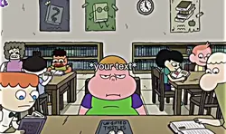 Sad cartoon