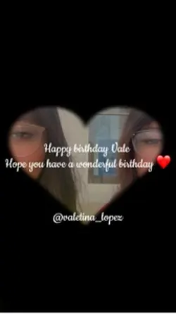 Happy birthday vale