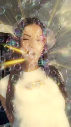 Bubbles glow