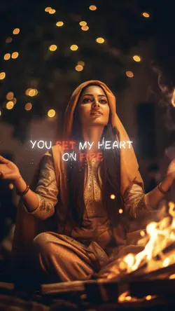 My heart on fire 