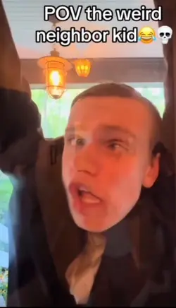 Weird neighbor kid