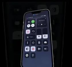 iPhone interface